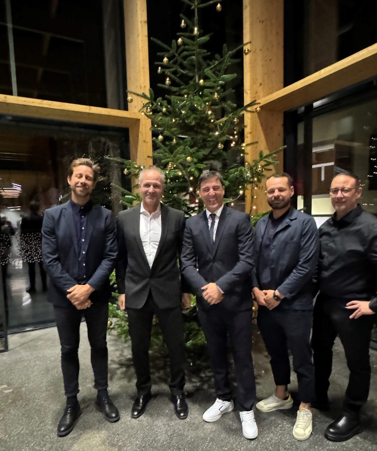 Erwiesen sich als beste Gastgeber: Sebastian Brandner, Roland Kirchler, Joachim Standfest, Roman Wallner und Marc-Andre Kriegl (von links).