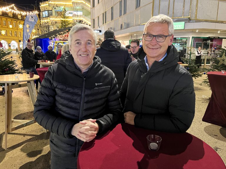 Stefan Girardi und Markus Lutz genossen den Abend.