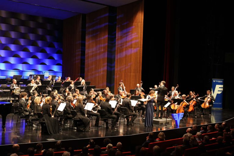 Das Symphonieorchester in Aktion.