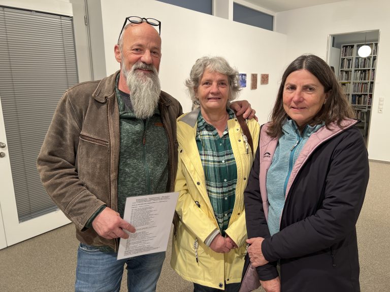 Werner Graf, Margit Klehenz und Sigrid Prommer kamen ins Quadrart.