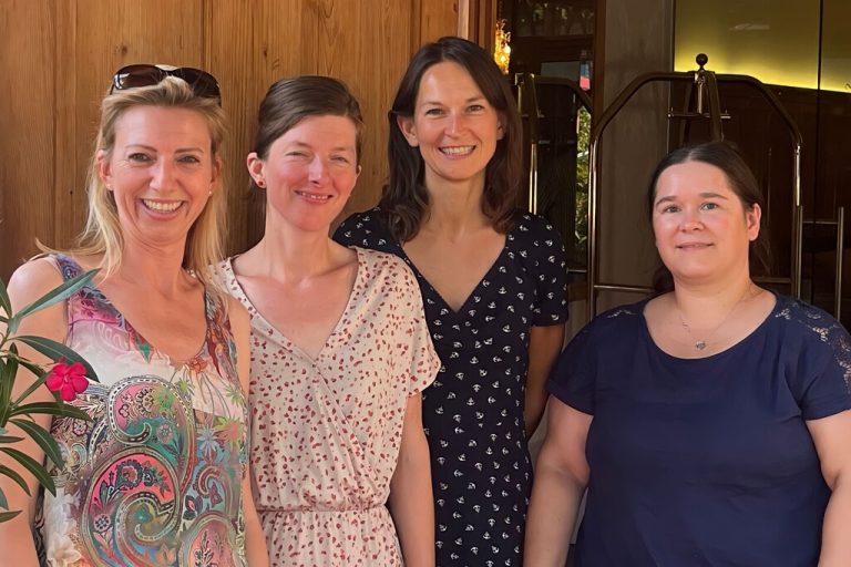 aks-Diätologinnen v.l.: Julia Giacomuzzi, Evelyn Konrad, Birgit Kubelka und Leiterin Maria-Magdalena Wetzinger. aks