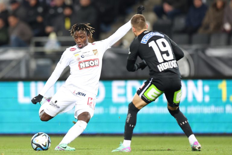 Ballo Diallo wird heute wieder in die Start­elf der Austria zurückkehren. gepa