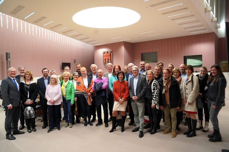 BFG und Gewinner des Gildenballs zu Gast im Vorarlberger Landtag.Vorarlberger Landtag