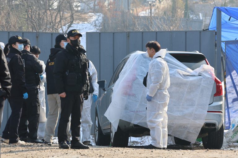 Das Auto mit dem Schauspieler wurde in einem Park in Seoul entdeckt. Yonhap via REUTERS