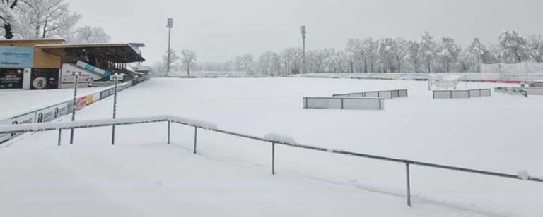 Die Sparkasse Arena Birkenwiese als Wintersportarena.VN