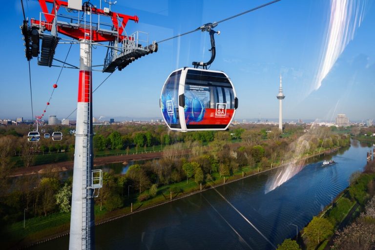 Drei Millionen Fahrten absolvierte die BUGA-Bahn während der Schau. FA/Henn