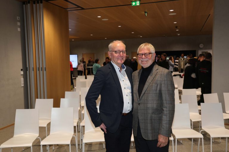 Ehemalige Direktoren: Josef Spiegel (l.) und Norbert Häfele.