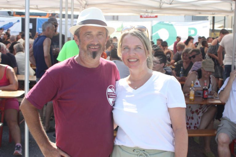Bürgermeister Jürgen Bachmann mit Gattin Sabine.