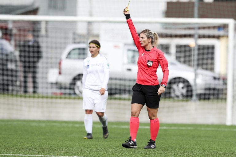 Im BL-Einsatz: Cindy Müller.gepa