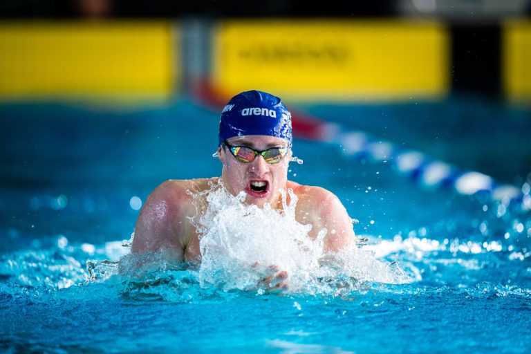 Jan Niedermayer durfte sich nach dem Langbahn-Staatsmeistertitel nun über ÖM-Gold auf der Kurzbahn freuen. GEPA