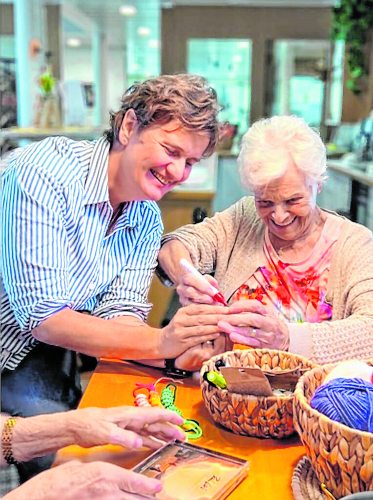 Judith Peter schwärmt von ihrer Arbeit mit den Senioren.