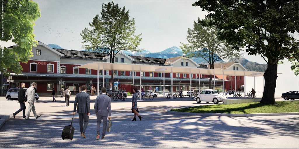 So soll der Bludenzer Bahnhofsvorplatz aufgewertet werden