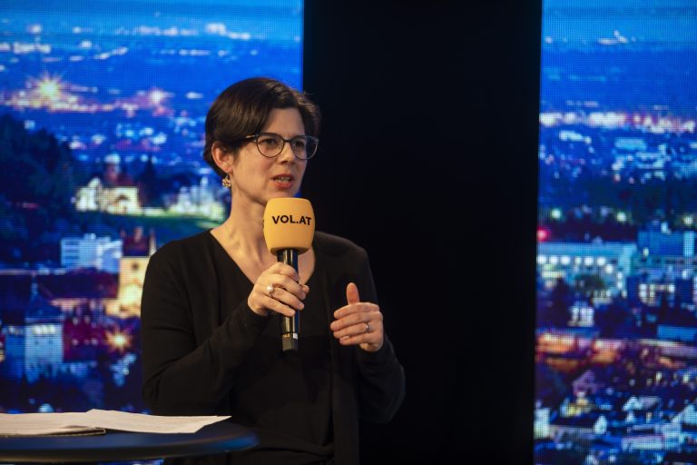 Lea Putz-Erath ist Geschäftsführerin des Fraueninformationszentrums „Femail“ in Feldkirch. <span class="copyright">VN/Roland Paulitsch</span>
