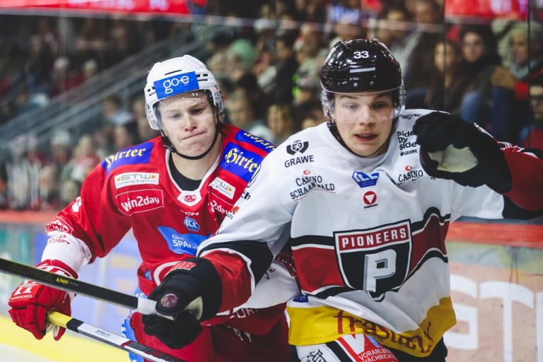 Pioneers-Verteidiger Aron Summer lieferte eine weitere Talentprobe. Gepa