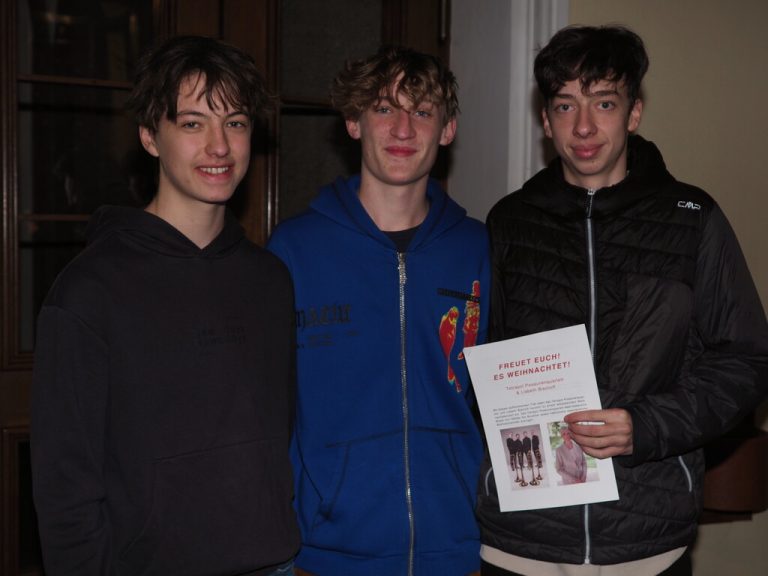Sebastian Lenz, Ferdinand Flatz und Manuel Zagrajsek.