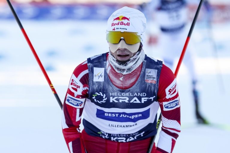 Trotz -20 Grad Celsius in Lillehammer lief Johannes Lamparter auf Platz zwei.gepa
