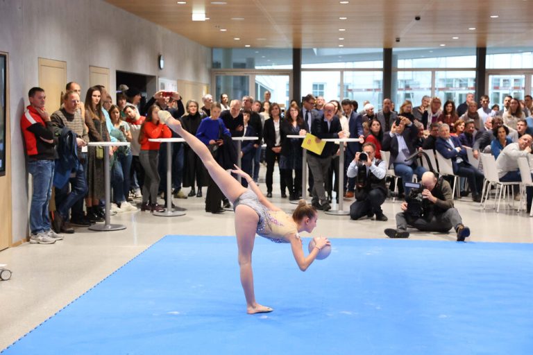 Vorführungen in der Gymnastik, im Karate und Turnen rundeten das Programm ab.
