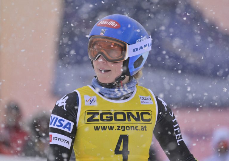 Weltcup-Gesamtführende Mikaela Shiffrin holte zwei dritte Plätze in Kanada.gepa