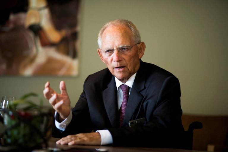 Wolfgang Schäuble im VN-Interview im Juli 2019 in Lochau.
              VN/Paulitsch