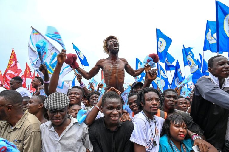 Zwei Tage vor den Präsidentschafts-, Parlaments- und Lokalwahlen in Kongo ist das Wahlwerben voll angelaufen. AFP