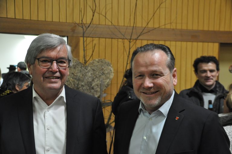 Lorenz Bitsche (Bad Rothenbrunnen) und  Bürgermeister Harald Witwer.