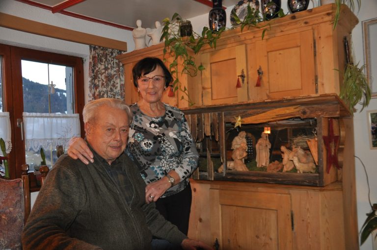 Guido Burtscher mit seiner Frau Helga.