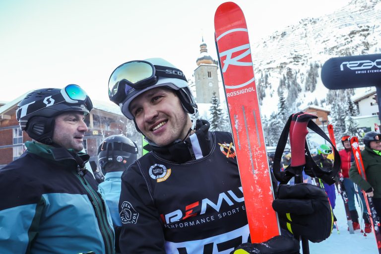 Bestens gelaunt: Matthias Brändle im Zielbereich. <span class="copyright">Steurer</span>