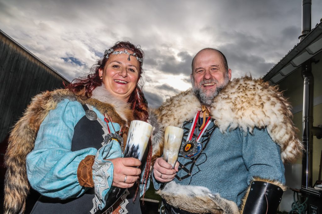 Brigitte und Marcel Krassnig sind ein Prinzenpaar im Zeichen der Wikinger