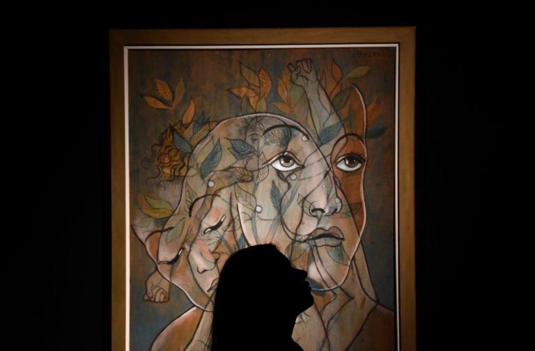 <span class="copyright">REUTERS/Toby Melville</span> Geyers Werk ist inspiriert von Künstlern wie Francis Picabia.