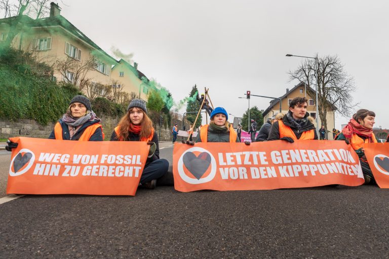 In einer Demokratie ein Grundrecht: Das friedliche Demonstrieren auf Straßen, selbst wenn die Versammlung nicht angemeldet wurde. <span class="copyright">Dietmar Stiplovsek</span>