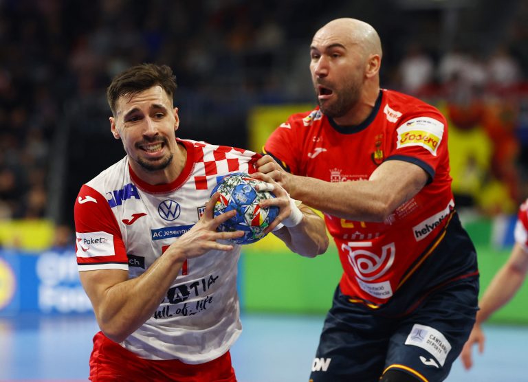 Einer der Asse im kroatischen Team ist Ivan Martinovic. Der Linkshänder, der bis 2018 bei den Fivers Margareten spielte, wurde gegen Spanien als Man of the Match ausgezeichnet. <span class="copyright">Reuters</span>