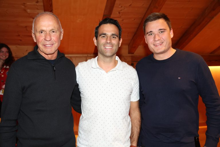 Kurt und Christian Schranz mit Kevin Noger. <span class="copyright">Noger</span>