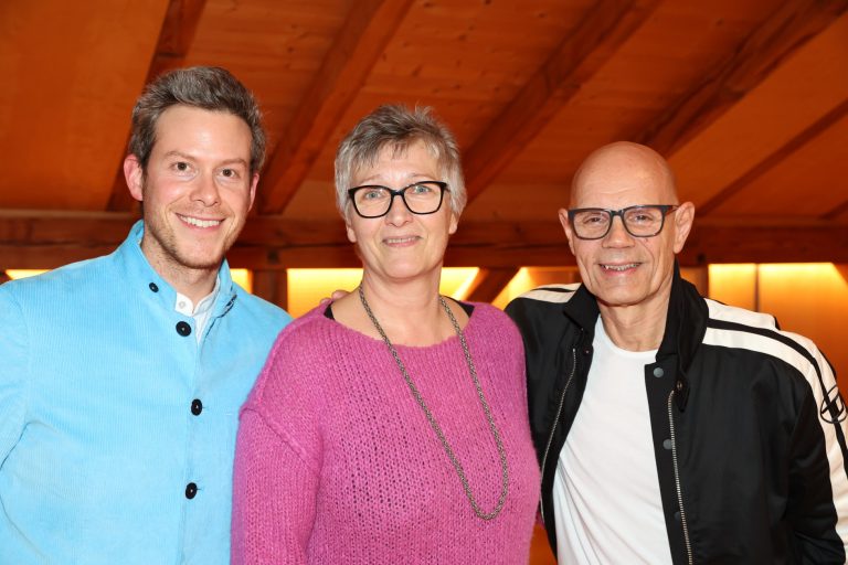 Philipp Brändle mit Renate Werilli und Erich Langeder aus Bregenz. <span class="copyright">Noger</span>