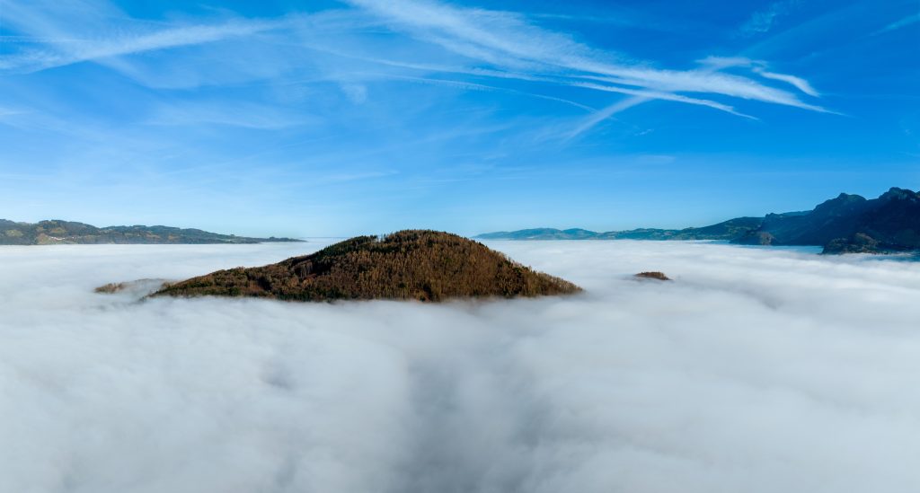 Warum der Nebel in der kalten Jahreszeit zum Rheintal gehört