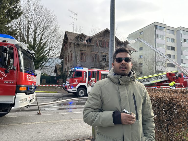 Akhil Dahyiljose alarmierte sofort die Feuerwehren und verhinderte damit womöglich Schlimmeres.