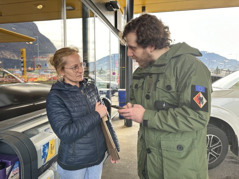 Corina Busca ist nicht verunsichert. Sie wurde in der Nacht vor dem Tier gewarnt. <span class="copyright">VOL/Mayer</span>