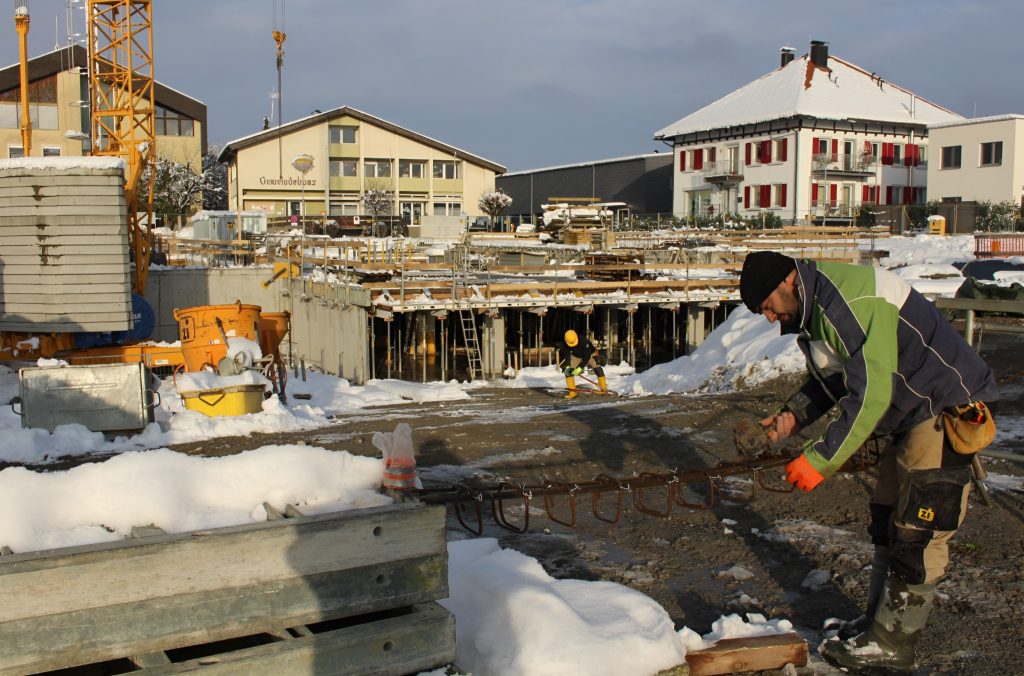 Hohenweiler: Winter stoppt Mega-Projekt nicht
