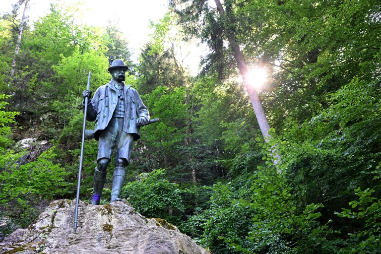 Das Kaiser-Jagdstandbild, ein Denkmal Kaiser Franz Josephs I. in Bad Ischl.<span class="copyright"> APA/BARBARA GINDL</span>