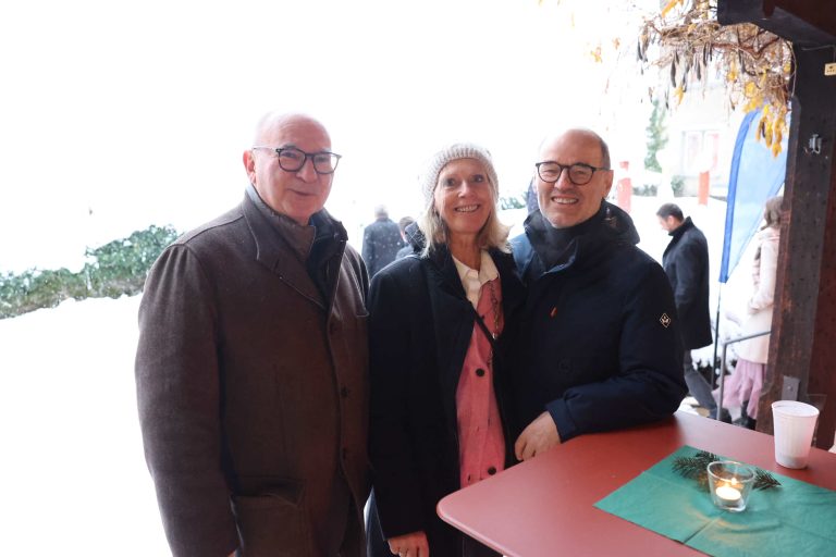 Ambros Hiller, Veronika und Helmut Muxel.