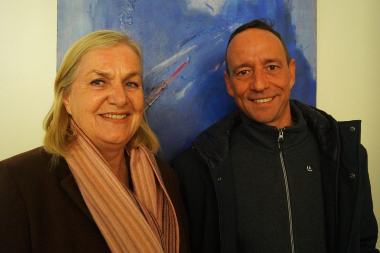 Angelika Berkmann und Patrick Hämmerle freuten sich auf Bilgeri.
