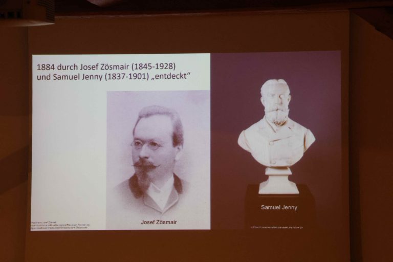 Unter Josef Zösmair und Samuel Jenny fanden Ausgrabungen statt.