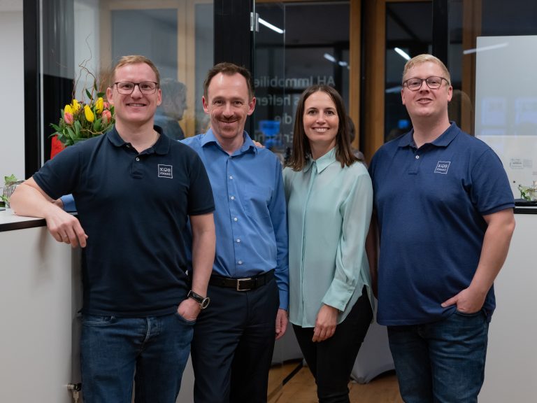 Jochen Köb, Mag. Thomas Lässer, Barbara Fischer und Hanno Köb vom UL21. 