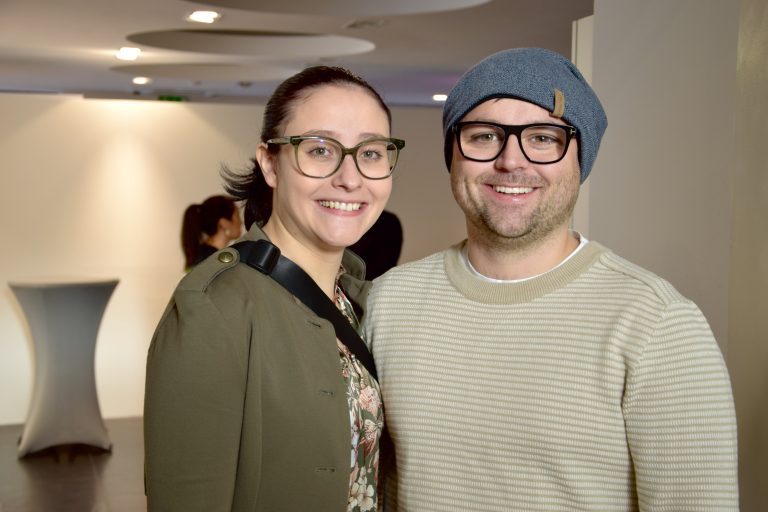 Pascal Hefti mit Maria Dobler (beide Content Hefti´s). <span class="copyright">sco</span>