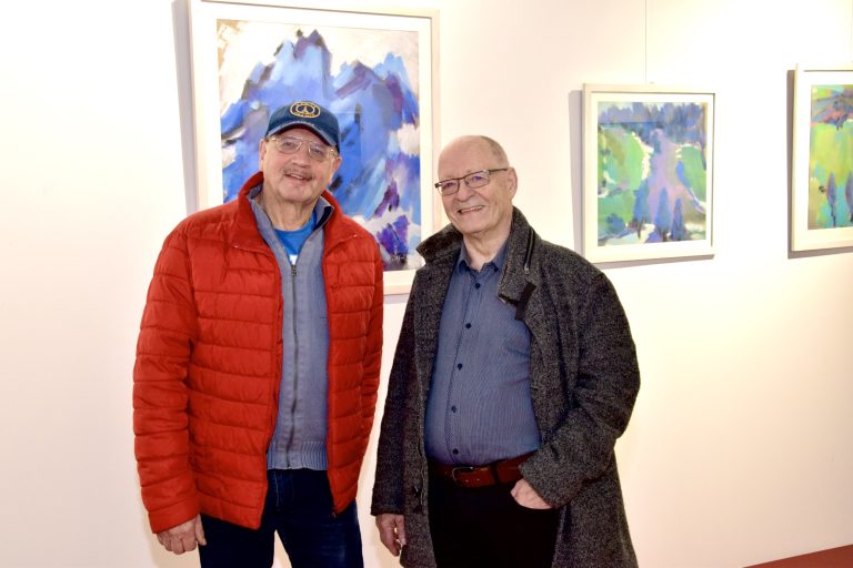 Die beiden Künstler Martin Scheiber (l.) und Kurt Bonner.
