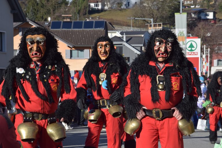 Frascht´ner Schäller beim Faschingsumzug Thüringen.