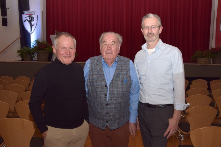 Von links: Der ehemalige ValBlu-Geschäftsführer Klaus Allgäuer, "Kiesbaron" Kommerzialrat Herbert Zech und Jimmy Heinz (Geschäftsführer Wirtschafts-Standort Vorarlberg, kurz WISTO). <span class="copyright">SCO</span>