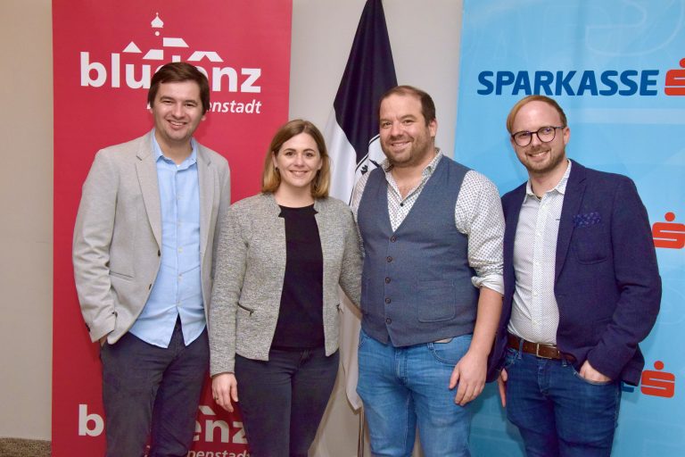 Von links: Andreas Sulzberger, Rosa Stampfer, Sandro Sonderegger und Valentin Ledoldis. <span class="copyright">SCO</span>