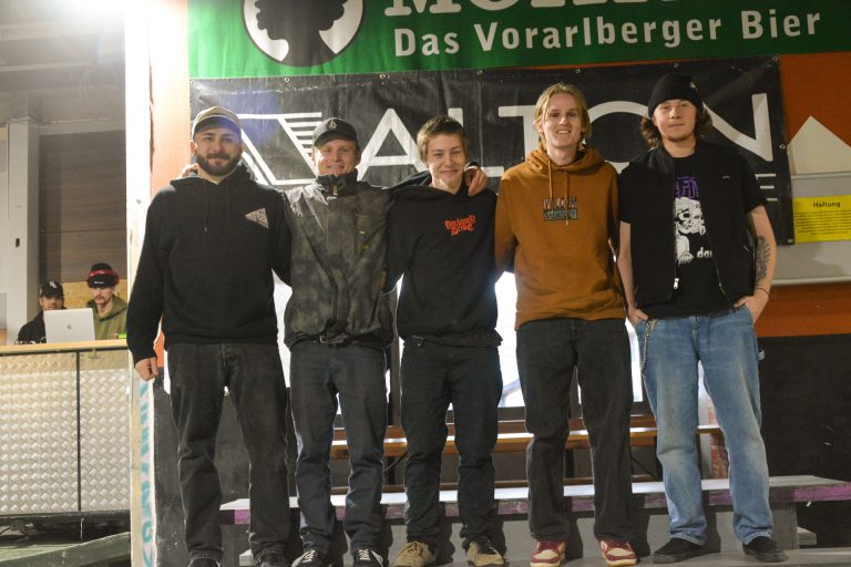 Dominik Wolf, Rene Mangeng, Ludi Ludescher, Timon Langebner und Matthias Wechner (v. l.) organisierten den Contest im Culture Factor Y.