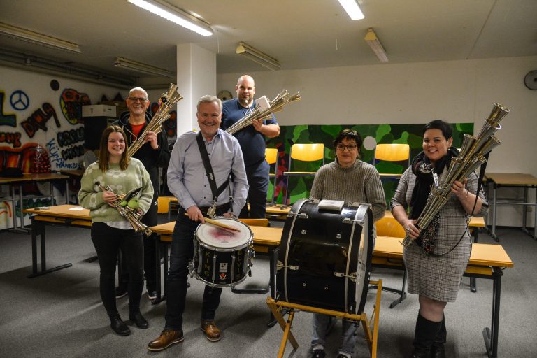 Lustenaus Schalmeien haben nach einer dreijährigen Pause einen neuen Schlagzeuger gefunden. Nun sind sie bereit für den Fasching. <span class="copyright">bvs</span>