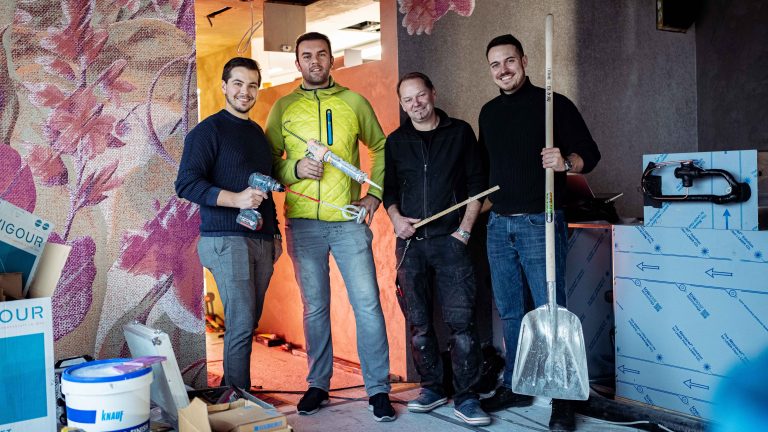 Damals war noch Baustelle in Hohenems. <span class="copyright">Le Burger</span>